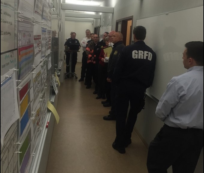 Mdi With Crews And State Fire Chief Association