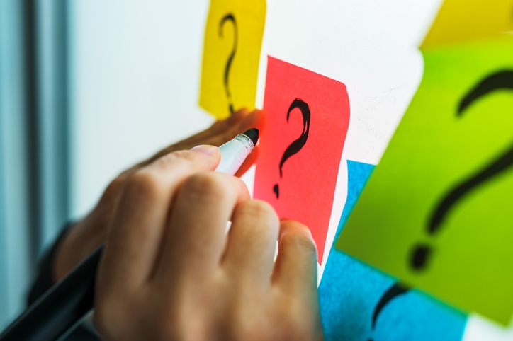 Questions post it